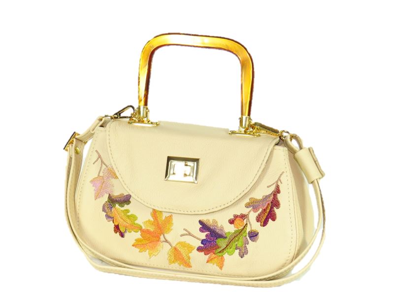 Autumn Garland Mini Top Handle Bag