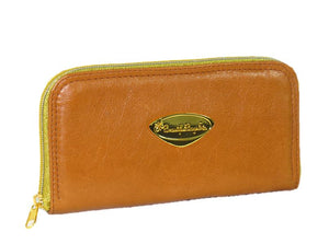 Caramel Brown Leather Wallet