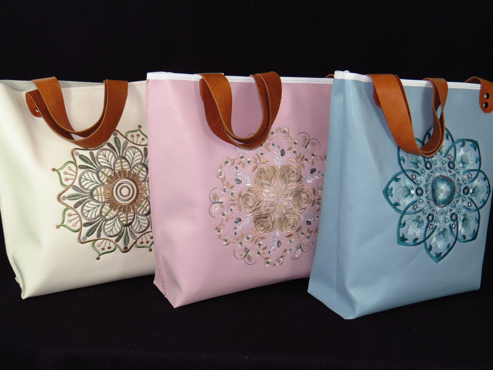 Are They Genuine Leather Totes or Plastic