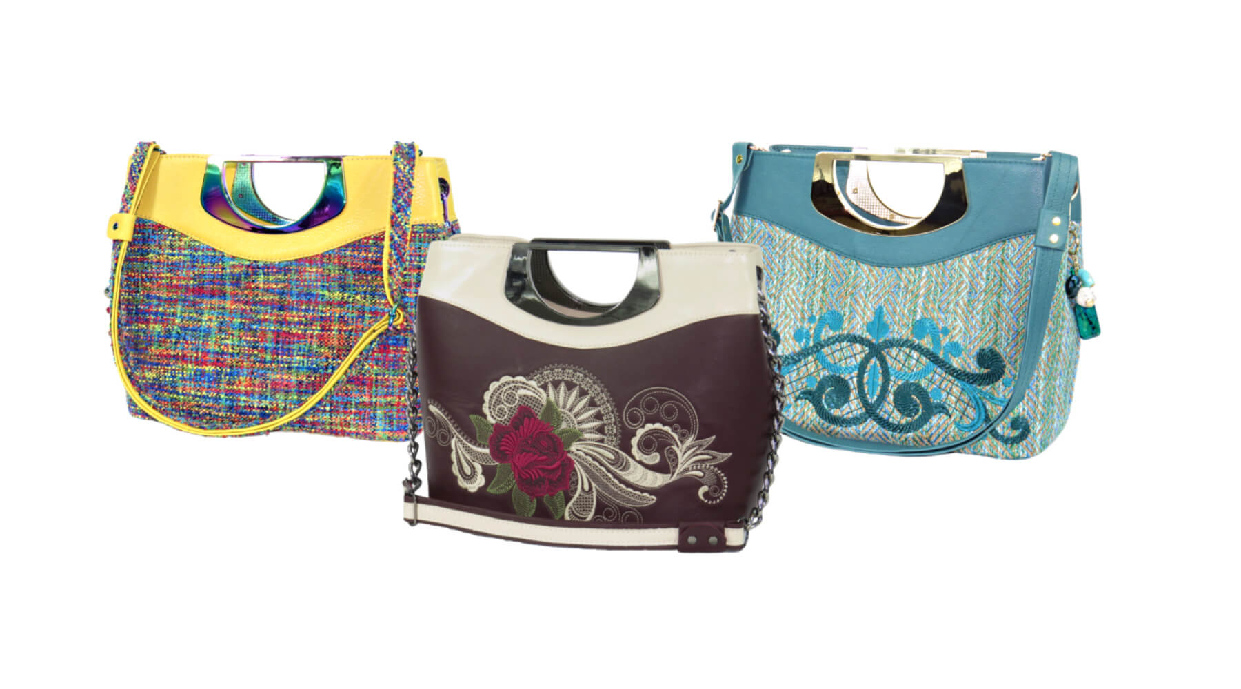 Fifth Avenue Leather and Tapestry Handbags made in USA