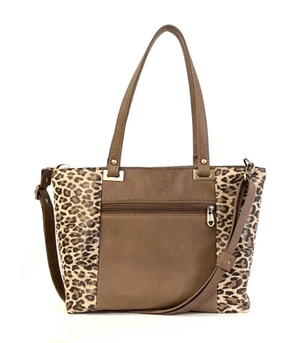 Abigail Tote Leopard and Leather