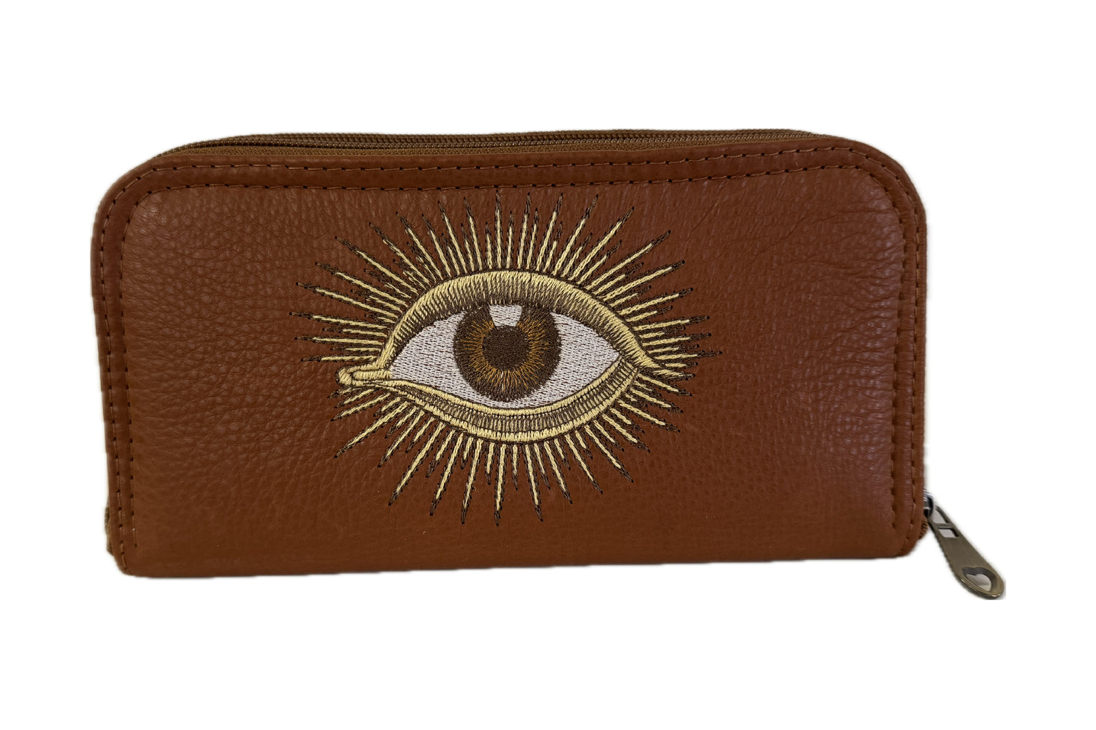 Caramel Brown Leather Wallet