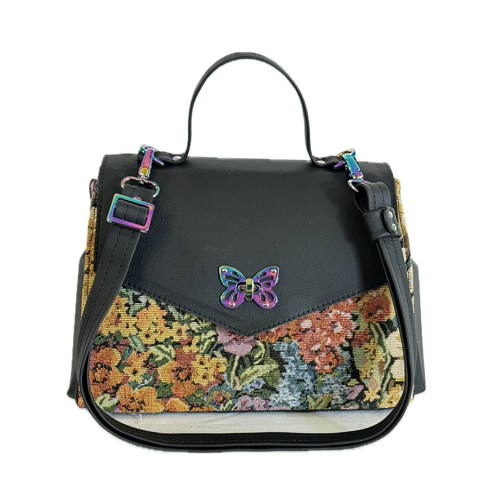 Clarisse Butterfly Convertible Top-Handle Bag