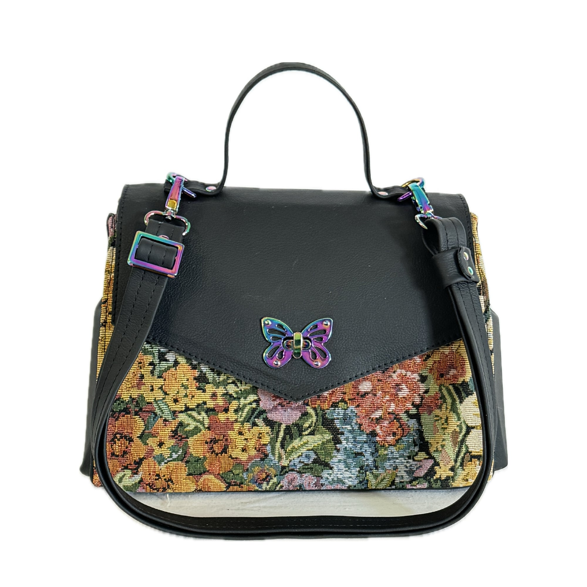 Clarisse Butterfly Convertible Top-Handle Bag