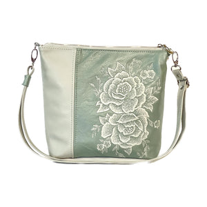 Claudia Crossbody Sage Green Floral