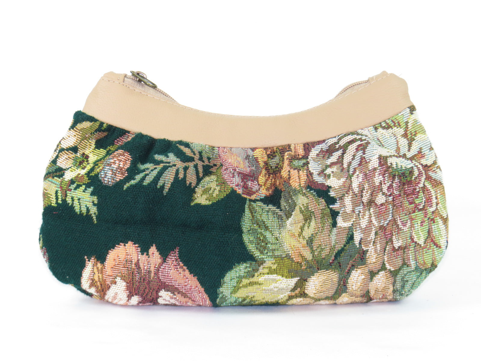 Emerald Garden Pleated Pouch
