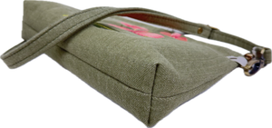 Linden Flex-Frame Green Denim Orchid Crossbody