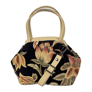 Mini Margret Doctor Bag Black Velveteen