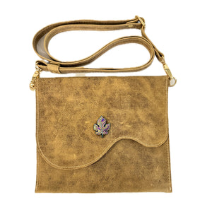 Sweet Simplicity Crossbody Distressed Tan
