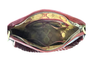 Cheyenne Slouchy Hobo Dark Red