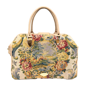 Genevieve Weekender – Waverly English Arbor Carpet Bag
