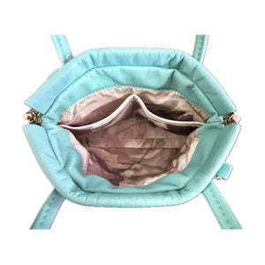 The Linden Flex-Frame Crossbody: White Butterfly (Small)