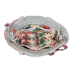 Abigail Tote Red Orchid