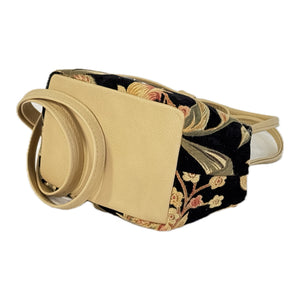 Mini Margret Doctor Bag Black Velveteen