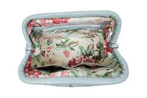 Margret Doctor Bag Red Orchid Tapestry and Leather