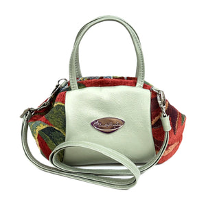 Madison Mini Embroidered Leather Red Orchid Doctor Bag