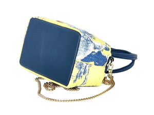 Blue and Yellow Toile Mini Doctor Bag