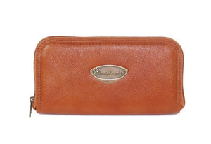 Bohemian Bloom Satchel leather wallet