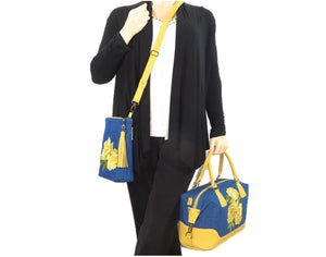 Carolyn's Weekender & Cross Body Handbag modeled