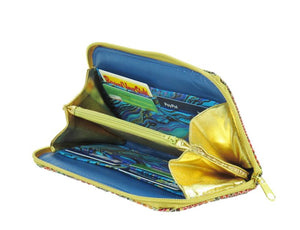 Colorful Fish Leather Wallet interior