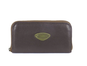 Dark Chocolate Brown Leather Wallet