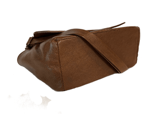Elijah's Brown Leather Flap Bag
