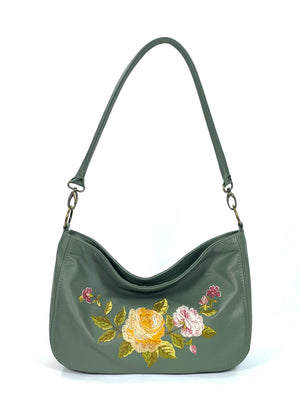 End of Summer Roses Slouchy Hobo