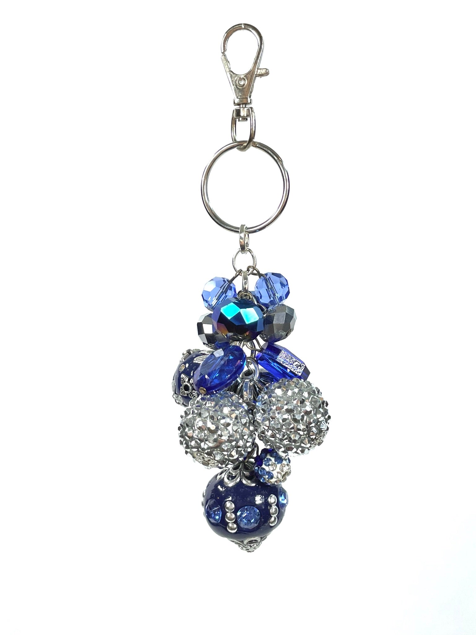 Royal Blue Keychain Purse Bling