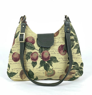 Cottagecore Apples and Pears Hobo Crossbody