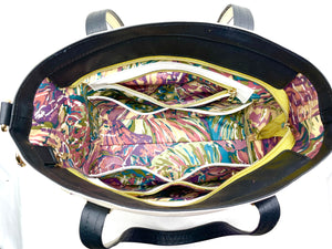 Nine Pocket Tote Rainbow Snowflake