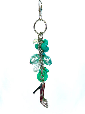 Jade Green Keychain Bag Bling