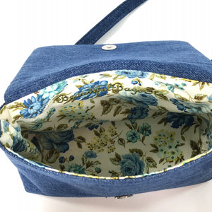 Lady of the Garden Cottagecore Mini Flap Bag interior