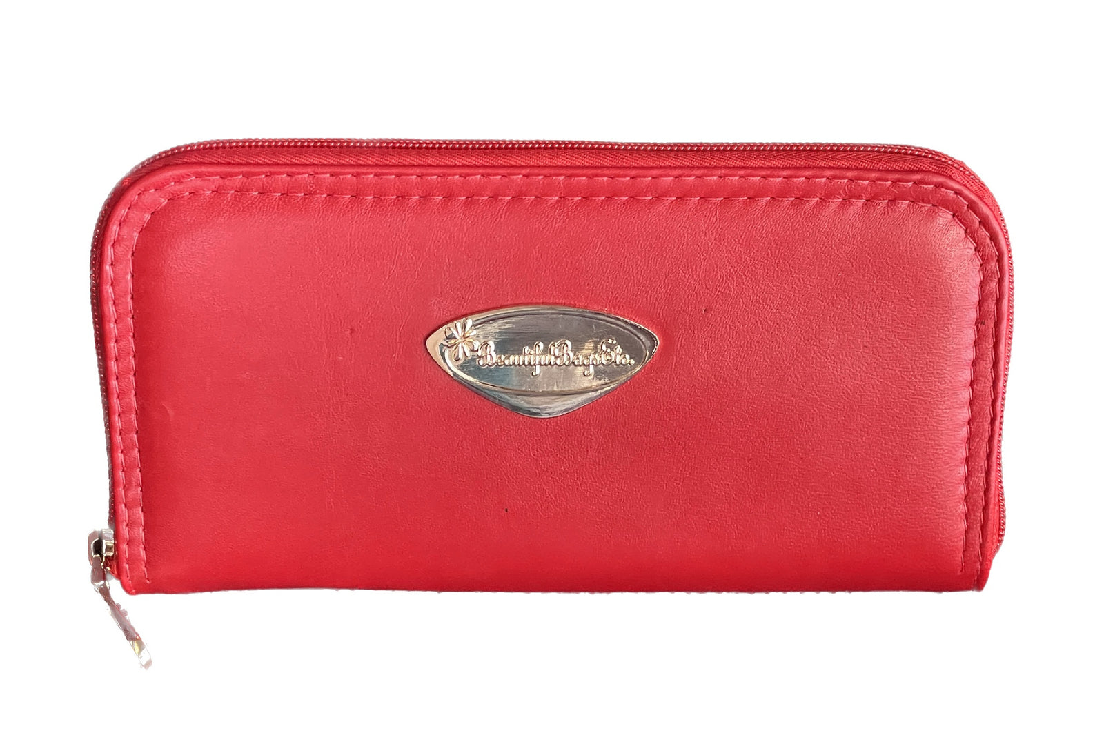 Lipstick Red Leather Wallet