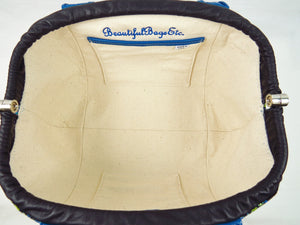 Mandala Leather and Peacock Print Doctor Bag