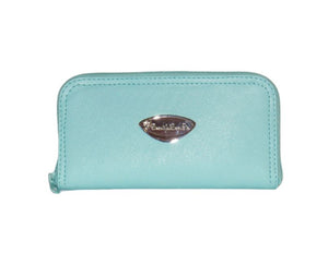 Mint Green Leather Wallet