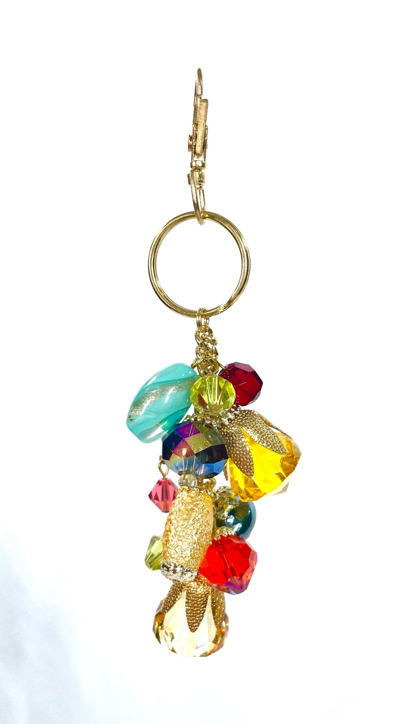 Rainbow  Keychain Purse Bling