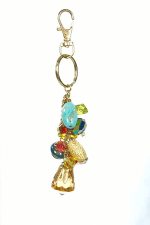 Rainbow  Keychain Purse Bling
