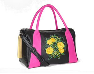 Roses For Millie Satchel yellow roses