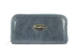 Slate Gray Leather Wallet