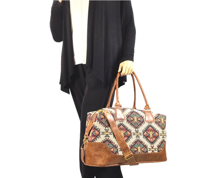Southwest Tapestry and Leather Weekender model view