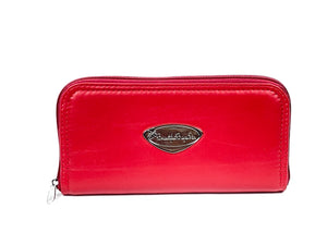 Tomato Red Leather Wallet