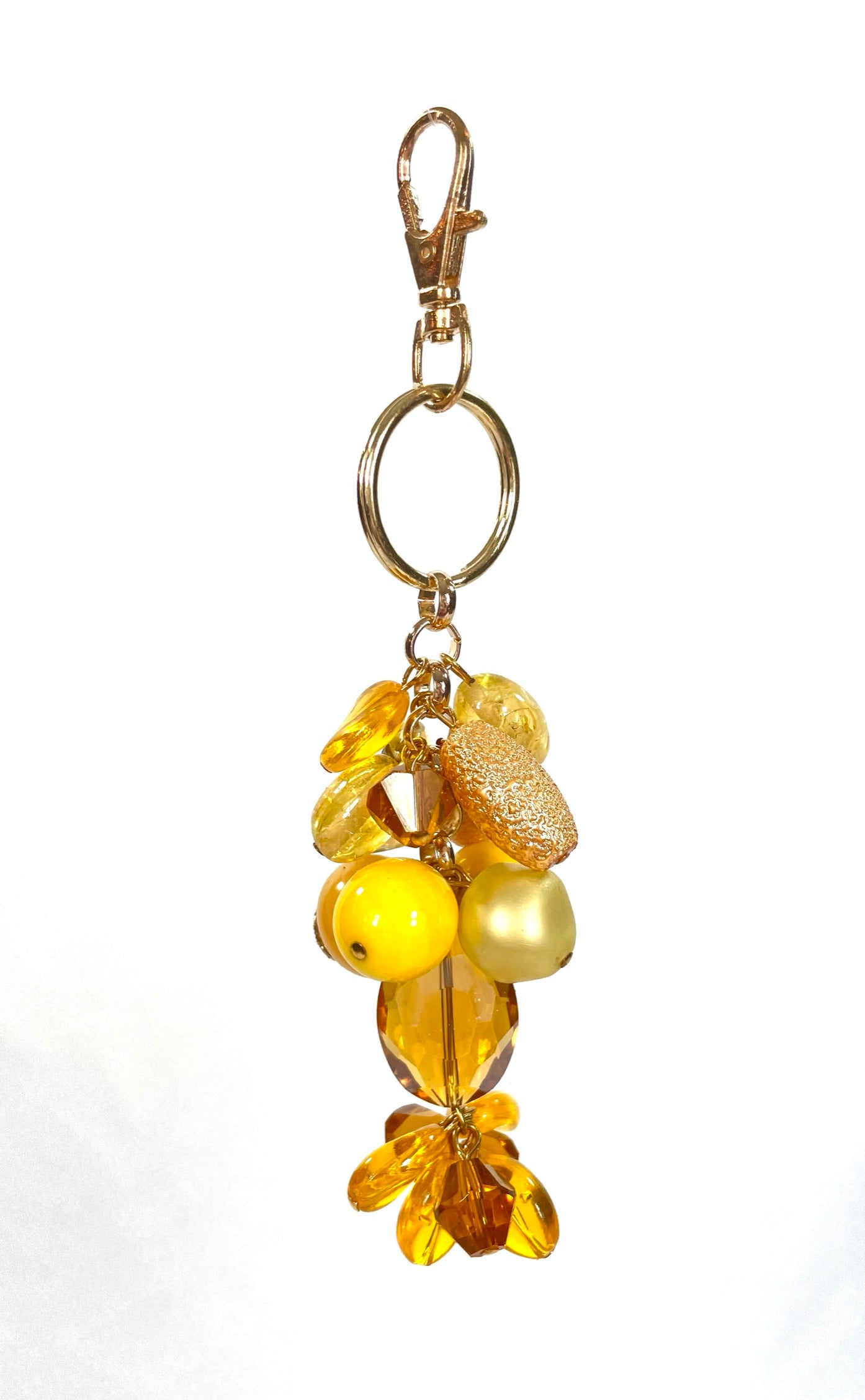 Yellow  Keychain Purse Bling